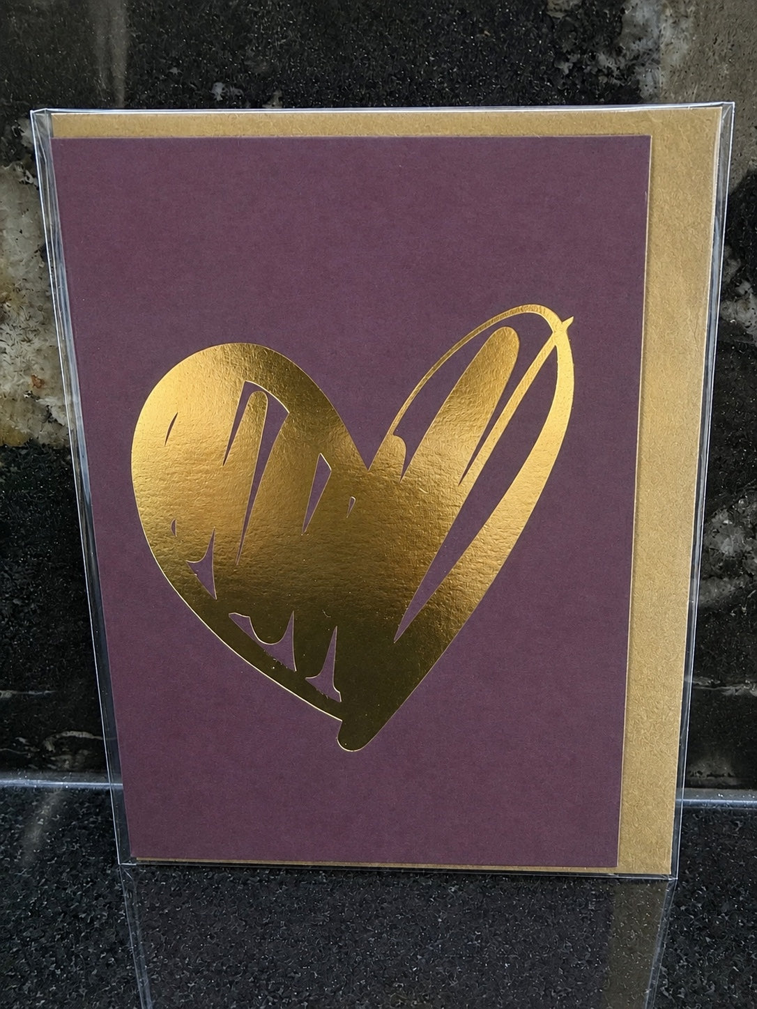 Gold heart