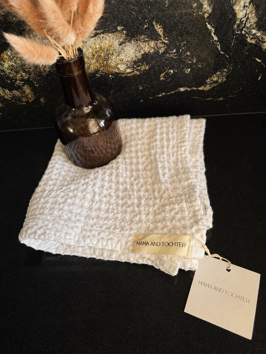Waffle towel · ivory