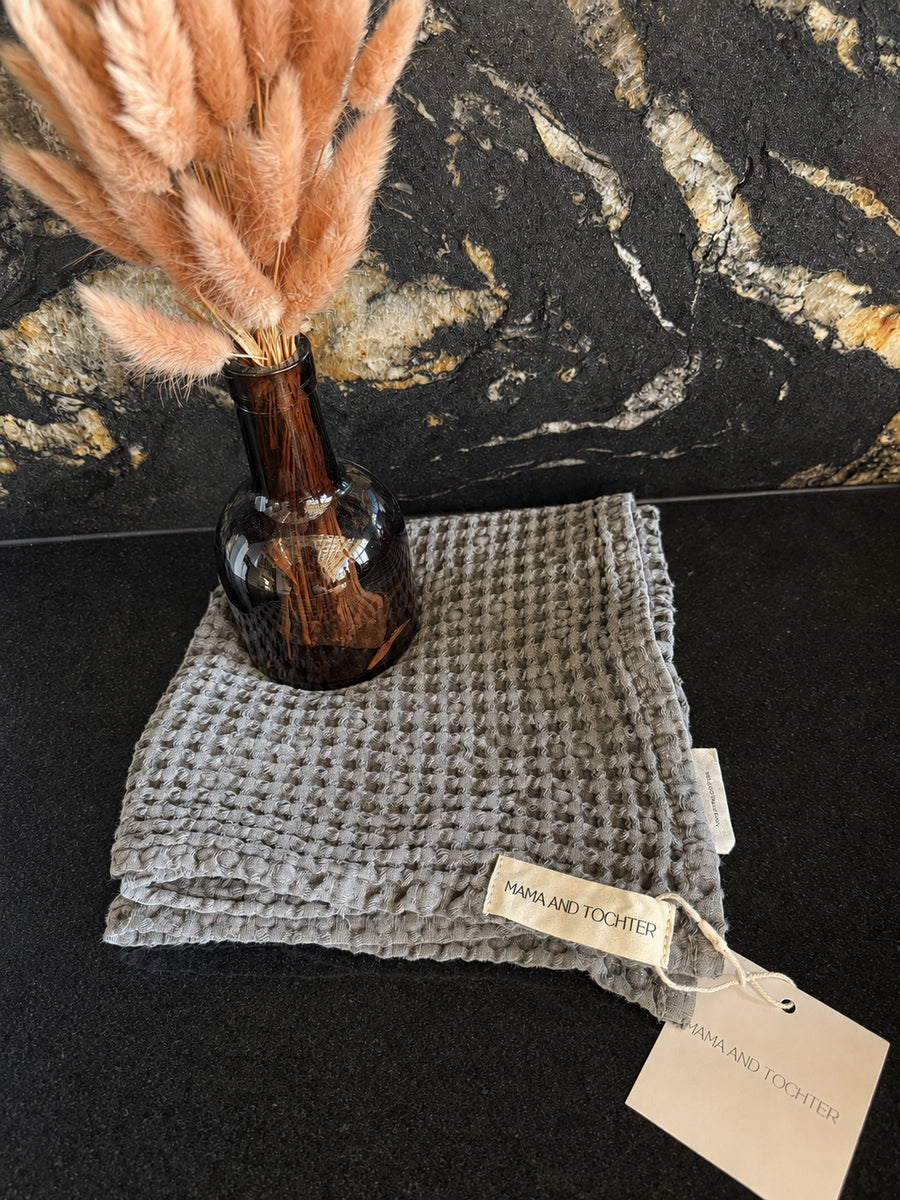 Waffle towel · charcoal