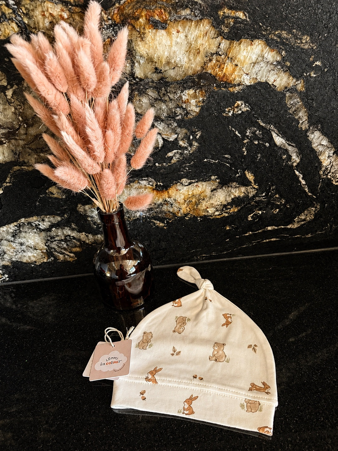 Organic cotton beanie · Bear & Bunny
