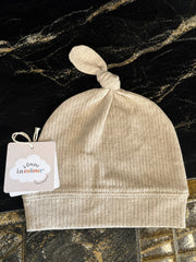 Organic cotton beanie · Heather Oat